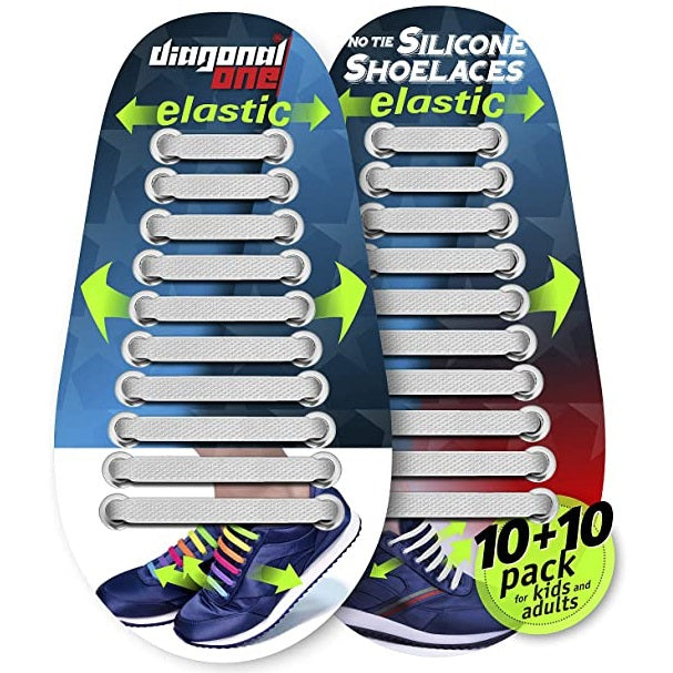 Diagonal One | No Tie Shoelaces for Kids and Adults